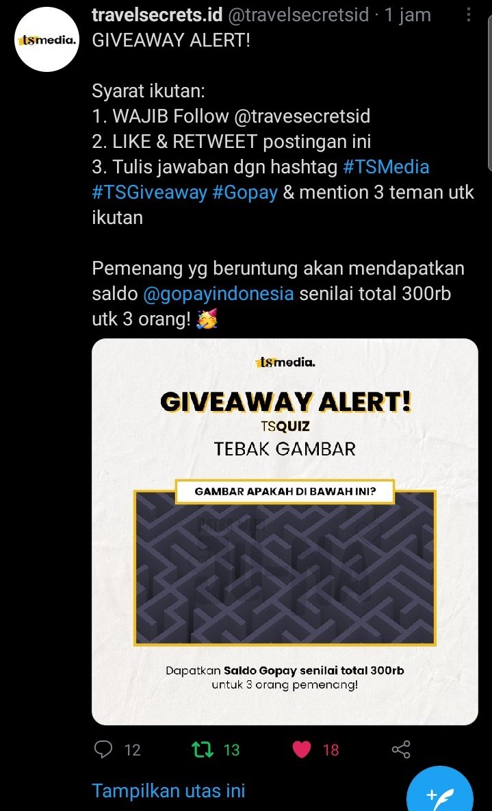 bigwin1502's tweet photo. @travelsecretsid @gopayindonesia JAWABAN NYA = DATES WITH JU-NA (JUnot - LuNA)
#TSMedia #TSGiveaway #Gopay
@pergokkkk @Hyewonnier @Maillov_ IKUTAN yuk teman teman ku https://t.co/pkOxDURBMw