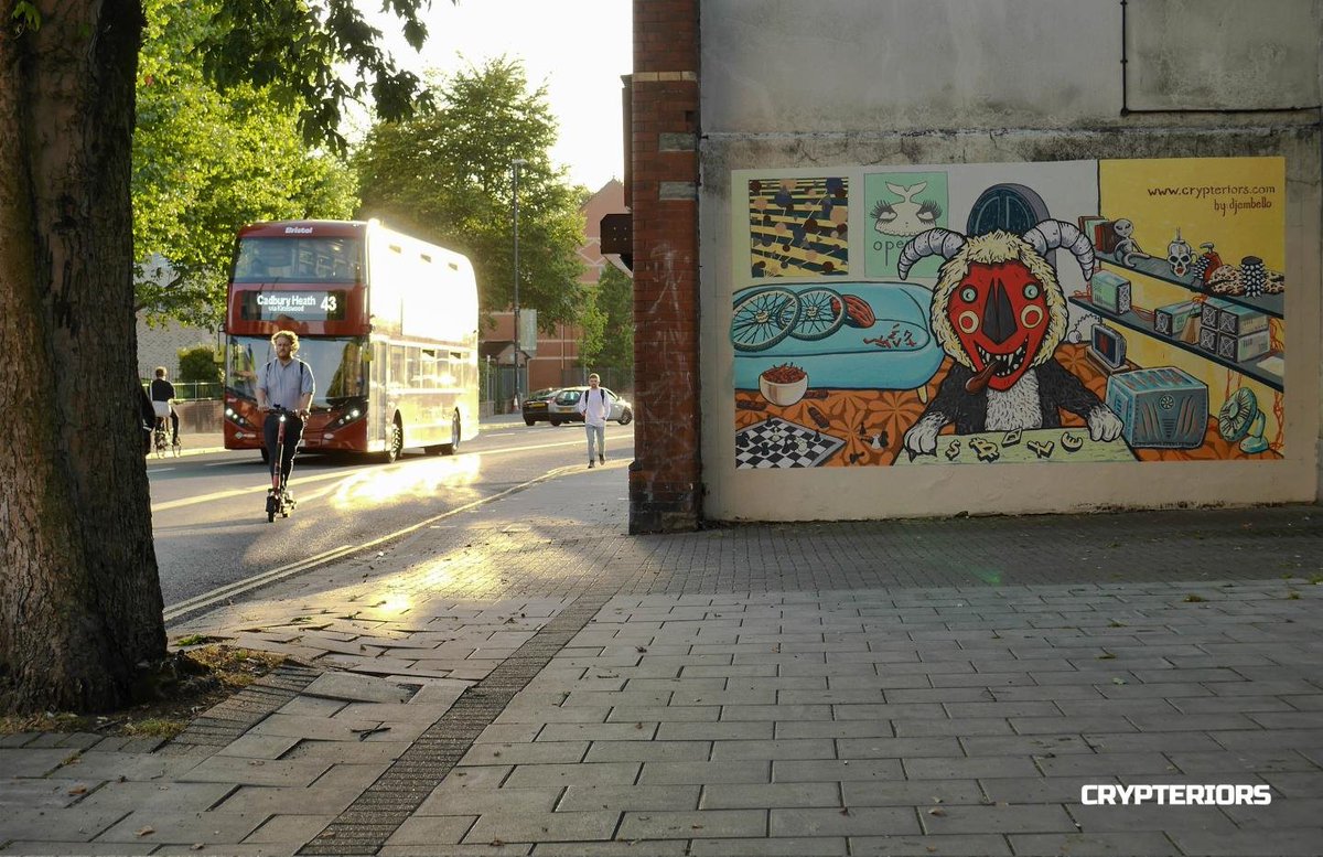 Hey @CryptoCobain,

We just put up our first Crypteriors: Locals mural to celebrate the launch of our new collection (free minting w/ profit sharing)!

We are bringing NFTs ➡️ IRL and think this one might be in your neck of the world!

Can guess which city this mural is located?