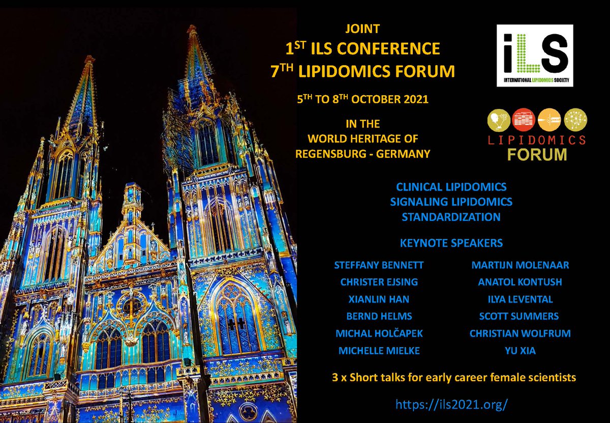 International Lipidomics Society (@___ils____) on Twitter photo Do not miss 1st ILS conference!!! With an awsome list of speakers! #metabolomics #lipidomics <a href="/Ahrends15/">Lipidomics.at</a> <a href="/lipidmaps/">LIPID MAPS</a> @AvantiLipids <a href="/EpiLipidNET/">EpiLipidNET</a> <a href="/SCIEXOmics/">SCIEX Omics 🏳️🌈</a> Do not miss 1st ILS conference!!! With an awsome list of speakers! #metabolomics #lipidomics <a href="/Ahrends15/">Lipidomics.at</a> <a href="/lipidmaps/">LIPID MAPS</a> @AvantiLipids <a href="/EpiLipidNET/">EpiLipidNET</a> <a href="/SCIEXOmics/">SCIEX Omics 🏳️🌈</a>
