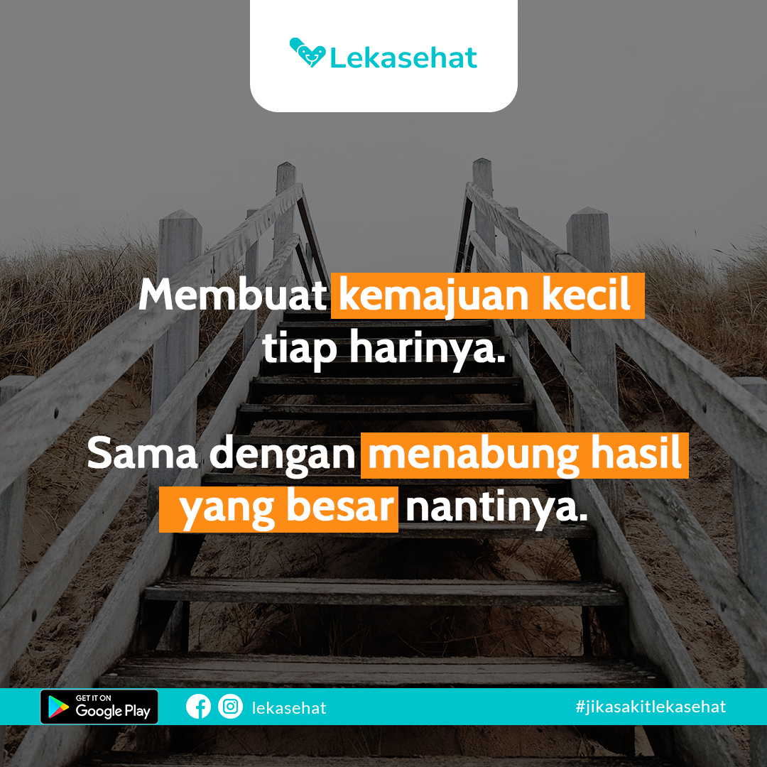 Lekasehat_id's tweet photo. Selamat siang sobat Lesi!

Daripada diam saja tidak melakukan apa-apa, lebih baik melakukan hal sesuatu dengan pelan-pelan namun pasti 😉

#Motivasi_Lesi https://t.co/VWbHX4aV2v
