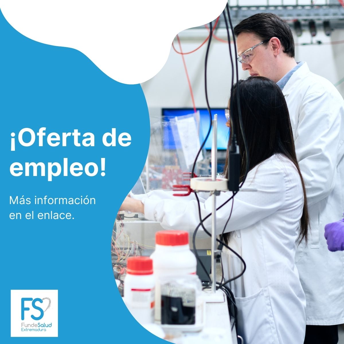 Fundesalud_Ex's tweet photo. 🚨 Oferta de empleo - Técnico de Proyectos de I+D+i.  🚨
( más información e inscripción aquí) : https://t.co/u8bHv231at 

🔹Plazo de presentación de candidaturas: Del 20/09/2021 al 27/09/2021 ambos inclusive.
#OfertaTrabajo #Extremaduratrabaja #FundeSalud #Empleo https://t.co/3wPyrwuHAo
