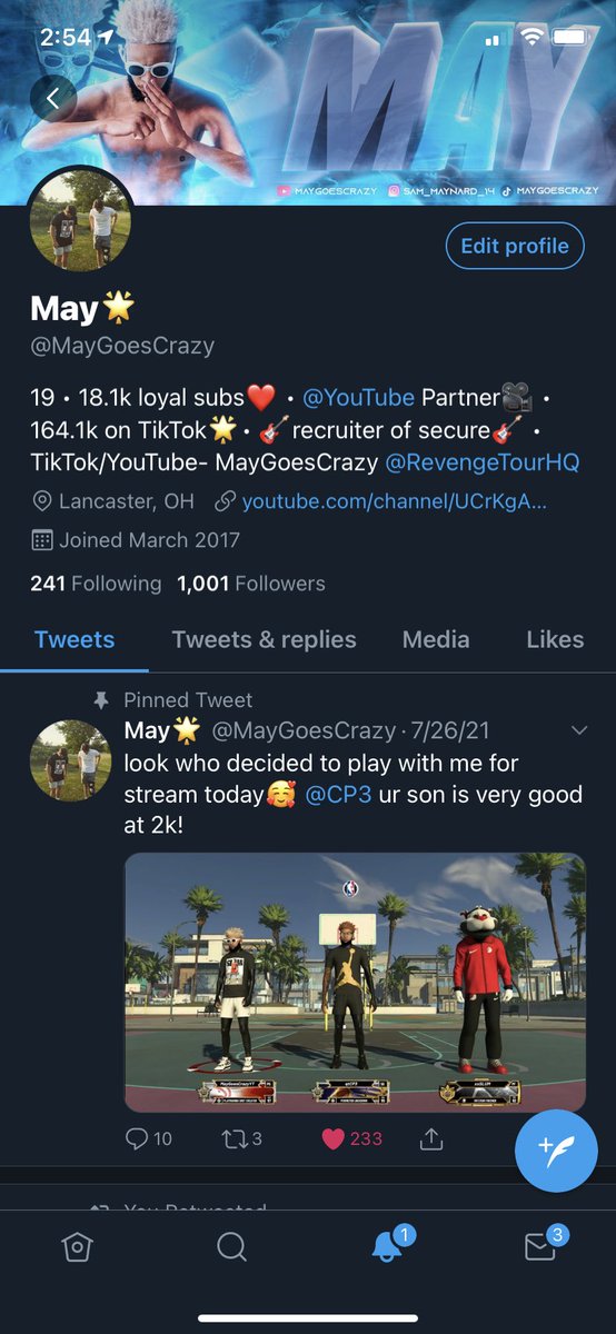 MayGoesCrazy's tweet image. Big 1k🥰 love y’all fr
