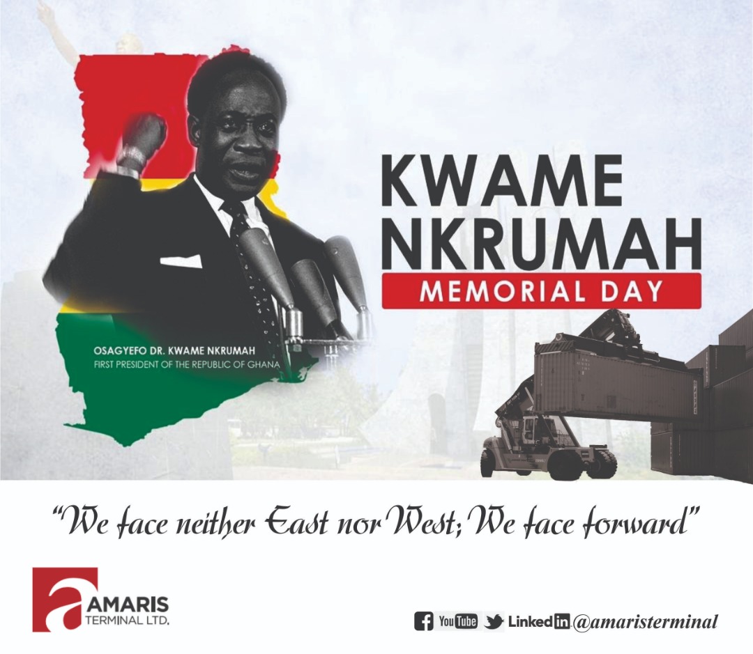 Happy Kwame Nkrumah Memorial Day To All Our Customers. Let Us Continue To Unite To Uphold &amp; Develop Our Motherland Ghana.