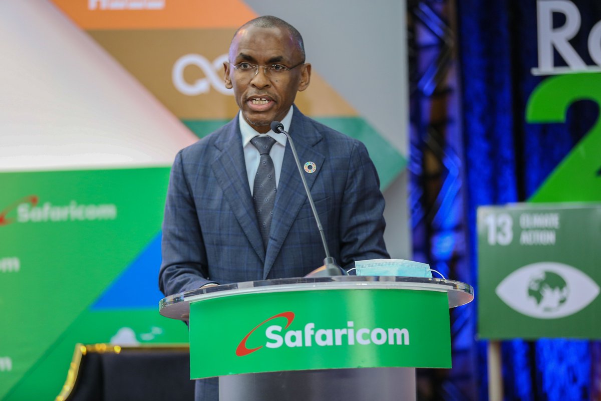 SafaricomPLC's tweet photo. .@peterNdegwa_ We are honoured to have been included once again among the #GCLEAD companies and we remain committed to our sustainability agenda covering key issues such as addressing our impact on the climate https://t.co/cwUK7DPPrQ