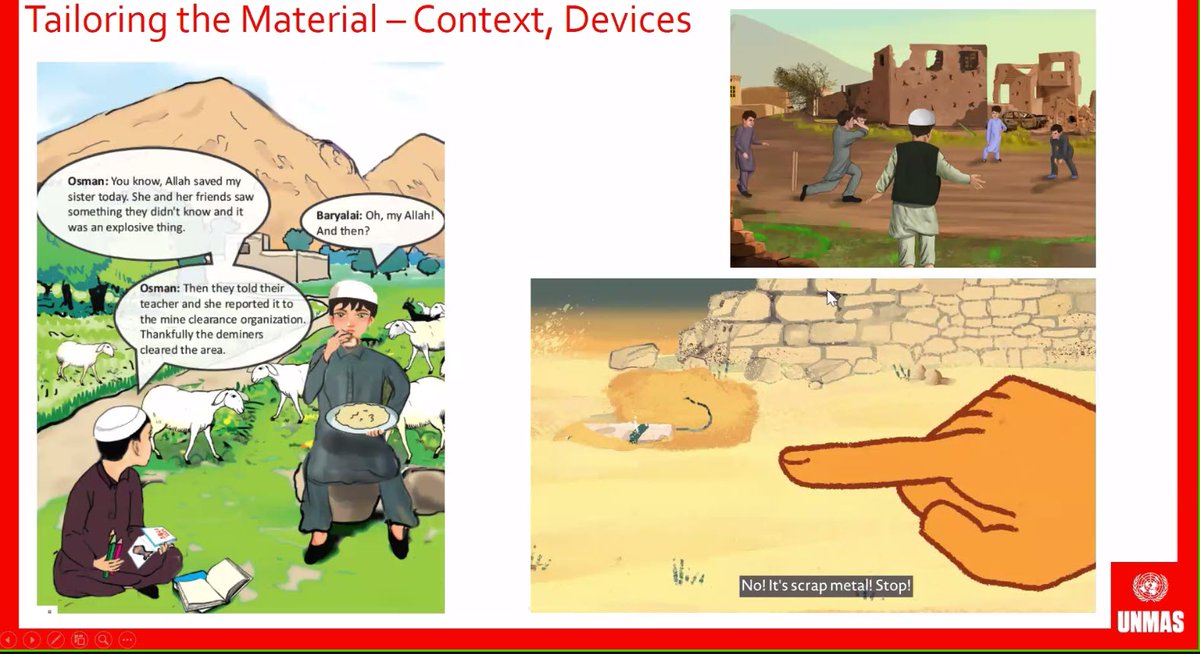 theGICHD's tweet image. &quot;Data is crucial, not only victim data but also include behaviour of the general population.&quot; shared Lyuba Guerassimova from @UNMAS  during #EORE Advisory Group side event on #riskeducation at #CCM2RevCon.