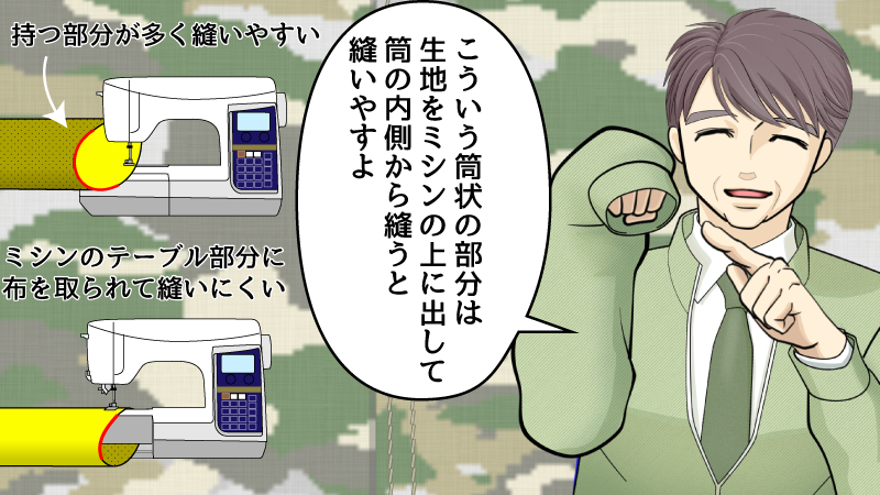 ズボンのすそとか、そで口とかミシンのテーブルを外してフリーアームで縫っていると
すごく縫いにくく感じませんか?
実は筒縫いは筒の部分はミシンの上に出して内側から縫うと縫いやすいんです
ここに動画があるのでざっと見て役に立ててね
綺麗にすそ上げする方法
https://t.co/IoNmPNLaPw