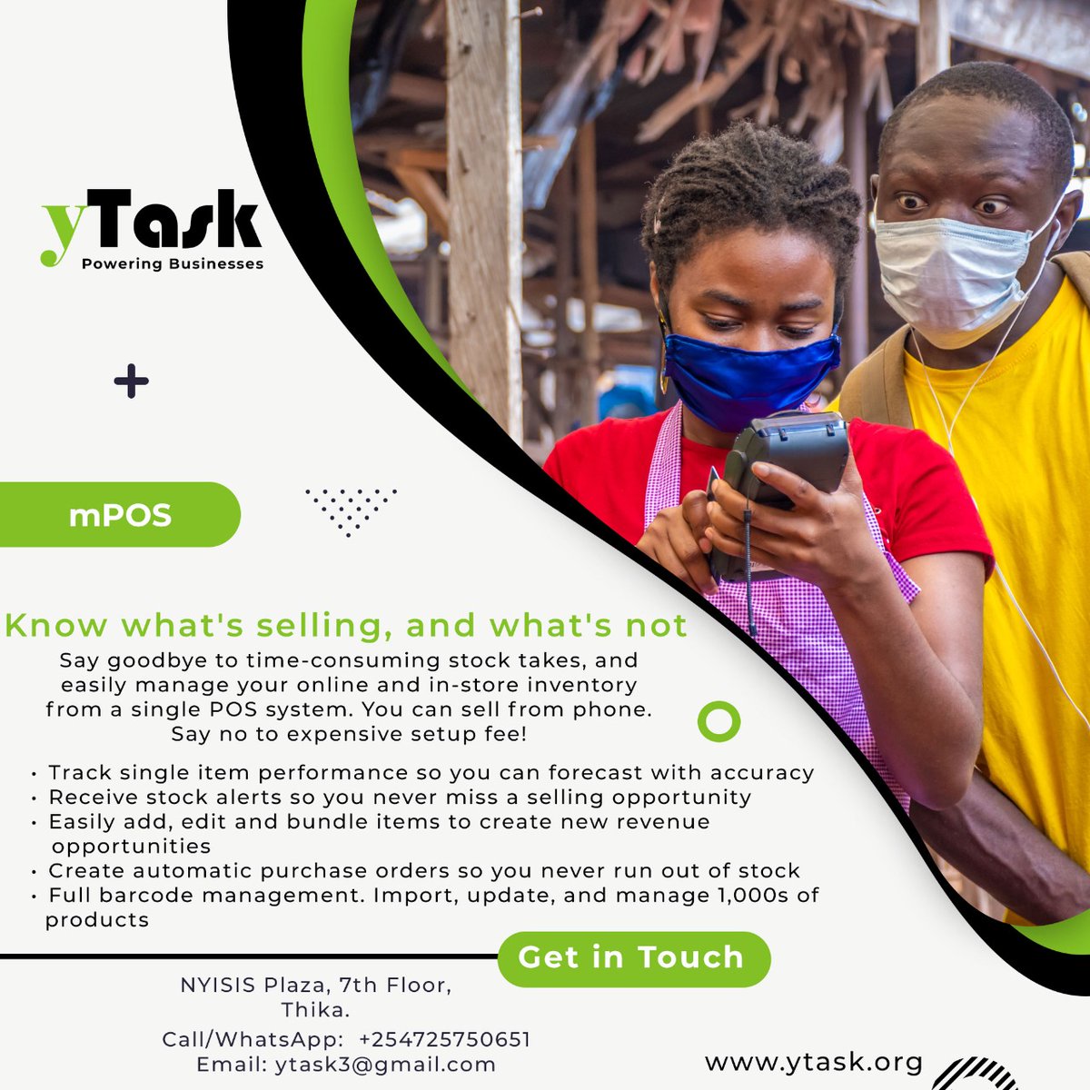 Check out the easiest way to identify fast moving stock and dead stock in your business ytask.org
#MasaibuZaCampus