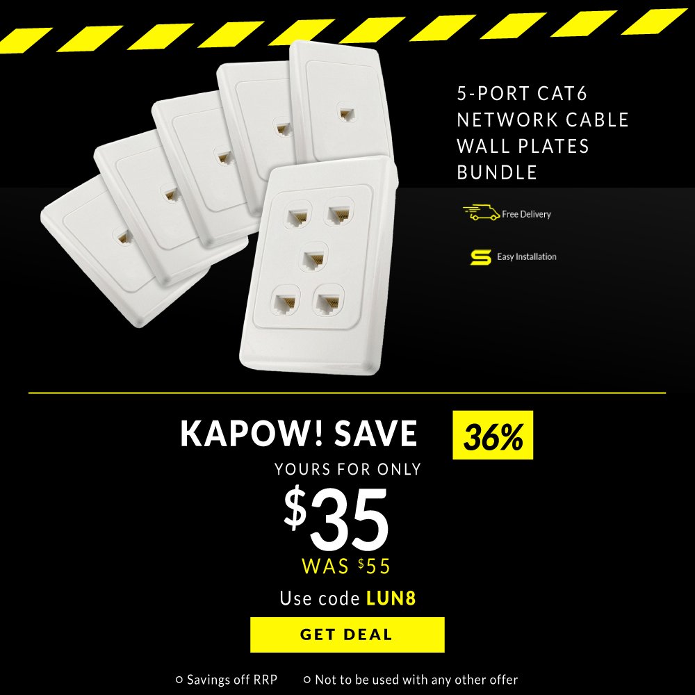 Like me, are you guilty of running ethernet cables around skirting boards and floors? Well, this should help!
🟢 Use Code 'LUN8' To get the deal!
🟢 bit.ly/SelbyLUN8
Ends 11:59pm Tonight!