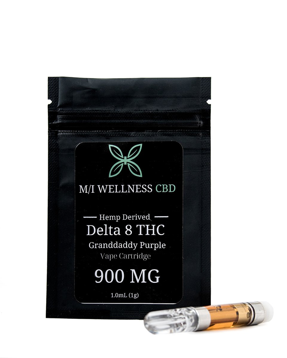 MIWellnessCBD's tweet photo. #Mondayevenings are for #delta8THC #granddaddypurplevapejuice. #Destress from your #Mondaymadness w/ #GranddaddyPurple #StrainIndica. Our #cartridges combine smooth #vaping experience of Delta8 #THC w/ #deliciousterpenes it also combines the #Genetics of #PurpleUrkle &amp; #BigBud https://t.co/olJEhKmpOJ