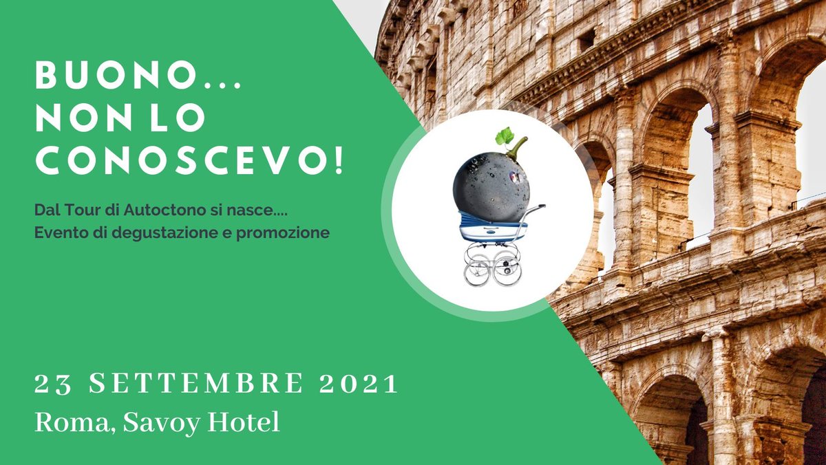 GoWine5's tweet image. Torna a Roma "Buono... non lo conoscevo!", l'appuntamento ormai tradizionale di Go Wine interamente dedicato ai vitigni autoctoni italiani 🍇
📍 Savoy Hotel (via Ludovisi 15)
⏰ giovedì 23 settembre 2021

Prenotazione OBBLIGATORIA a 💬 stampa.eventi@gowinet.it