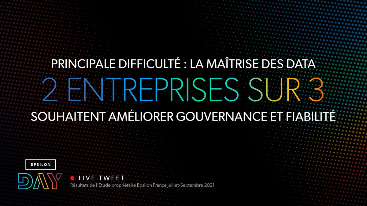 [Etude #DataMaturity]
En terme de compétences et d'outils, le marché est plutôt mature et équipé : 83% des annonceurs ont internalisé les compétences et métiers data comme les data analysts, data architects, data engineers,#datascientists. <a href="/LaureDebos/">Laure Debos</a>
#EPSILONDay