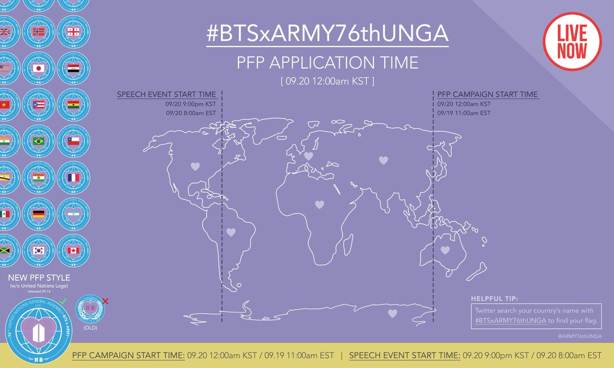 ARMY76thUNGA's tweet photo. @minsyubbpd Hi @minsyubbpd

Can you please removed the emblem we designed for our #BTSxARMY76thUNGA PFP campaign from your graphic. It wasn’t intended to be used as marketing for giveaways. [+] https://t.co/xJJrldWJVI