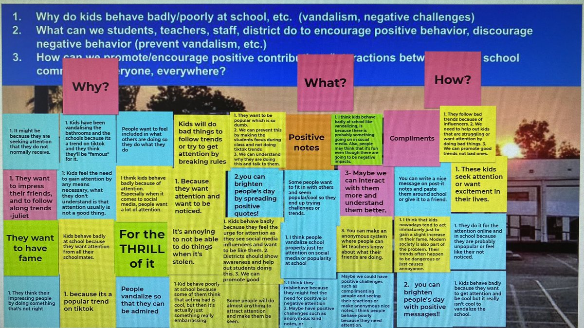 HistoryFrog's tweet photo. Spontaneously held a conversation w my students about the causes & consequences of the TikTok challenge and how to respond. Love hearing their insights.This is a conversation that needs to continue. #HistoryFrogClass🐸 #community #StudentVoice @FirstAveMS #SEL #Digitcit #MediaLit https://t.co/kNfkDs1Fqj