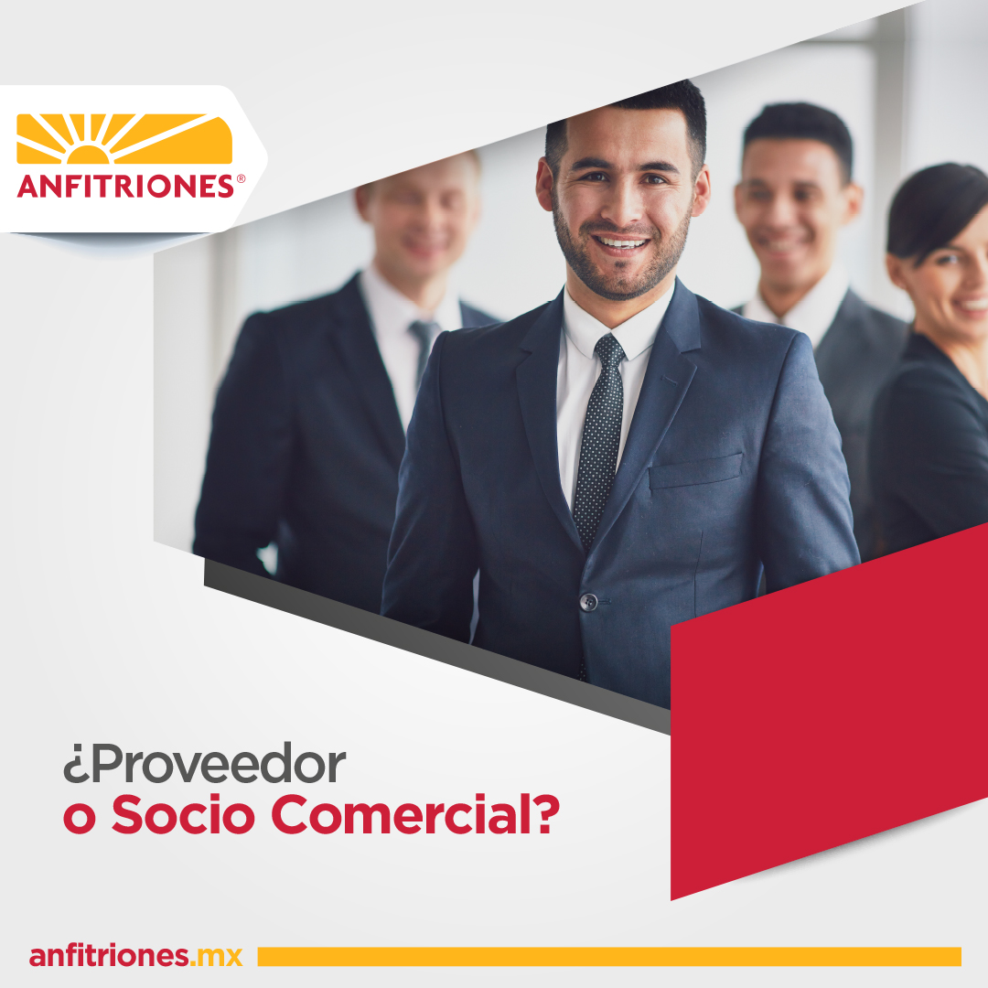Un proveedor es a quien contratas por un producto o  servicio. Un socios comercial es quien tiene una relación de largo plazo y te ofrece calidad, confianza y soluciones oportunas.  En la industria de reuniones para brindar un excelente servicio.