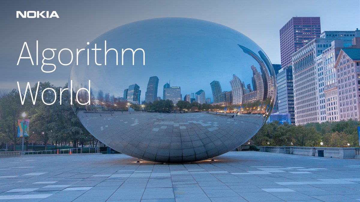 nokianetworks's tweet image. Discover how we are developing and implementing algorithms to create technology that helps the world act together. Stay tuned for updates from #AlgorithmWorld today!