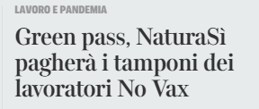RobertoBurioni's tweet image. Se una catena di supermercati liscia il pelo ai novax deve mettere in conto di perdere i clienti che hanno fatto il proprio dovere di cittadini vaccinandosi. 
Con me NaturaSì ha chiuso.