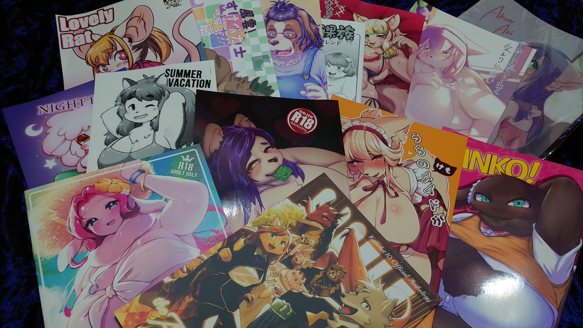 けもケット10戦利品ー!
買ったり頂いたりありがとうございますー! 