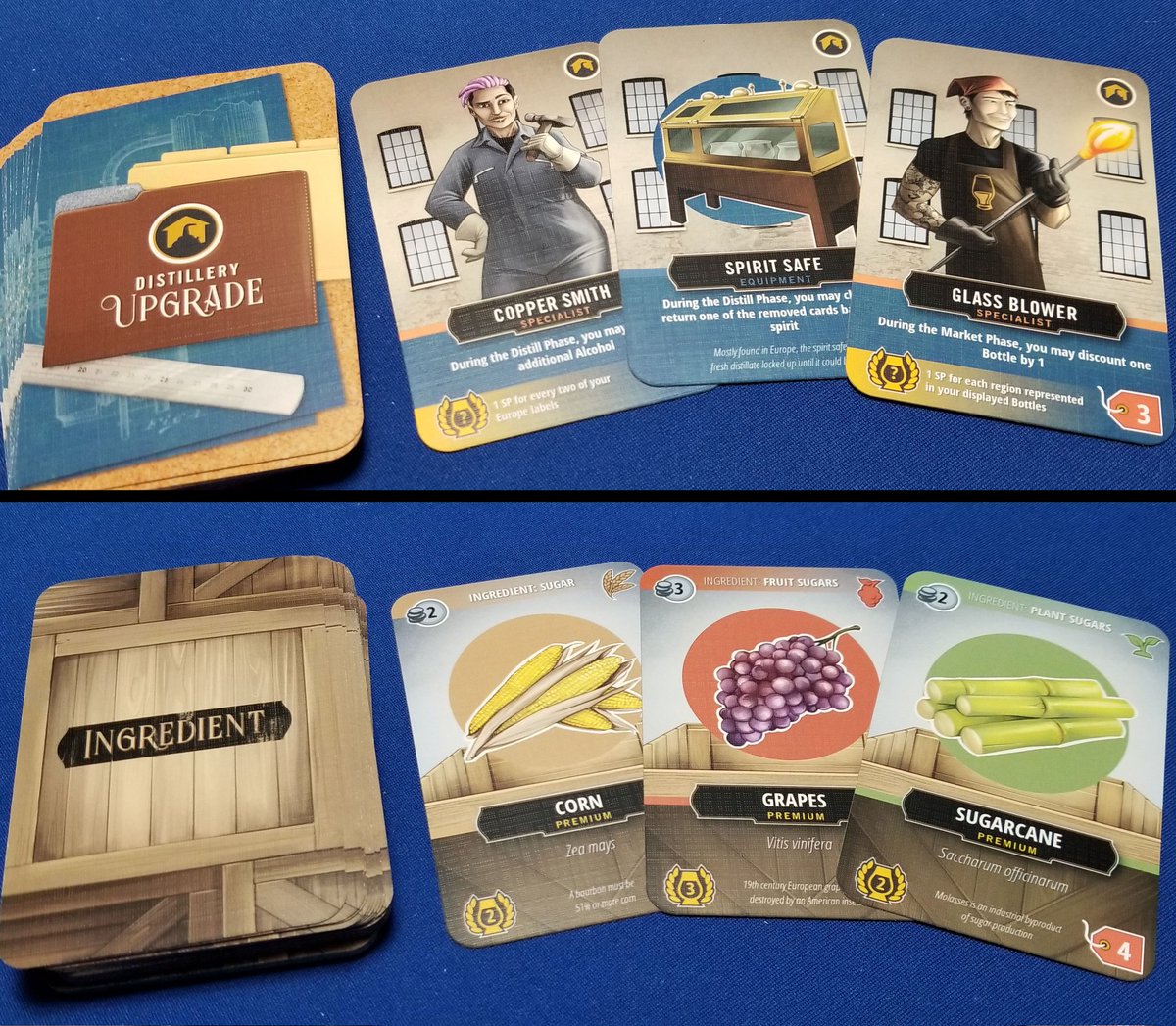 distilled_game's tweet photo. Upgrade your #Distillery while also obtaining the finest ingredients to craft things like #Bourbon #Whiskey in #Distilled ๐ท๐ฝ๐ฅ @BackerKit is in its final days, so grab a late pledge ASAP! https://t.co/5GumADAnIv โณ #boardgames #bgg #boardgamegeek #spiritsafe #glassblowing https://t.co/W5DYQdH5Gu