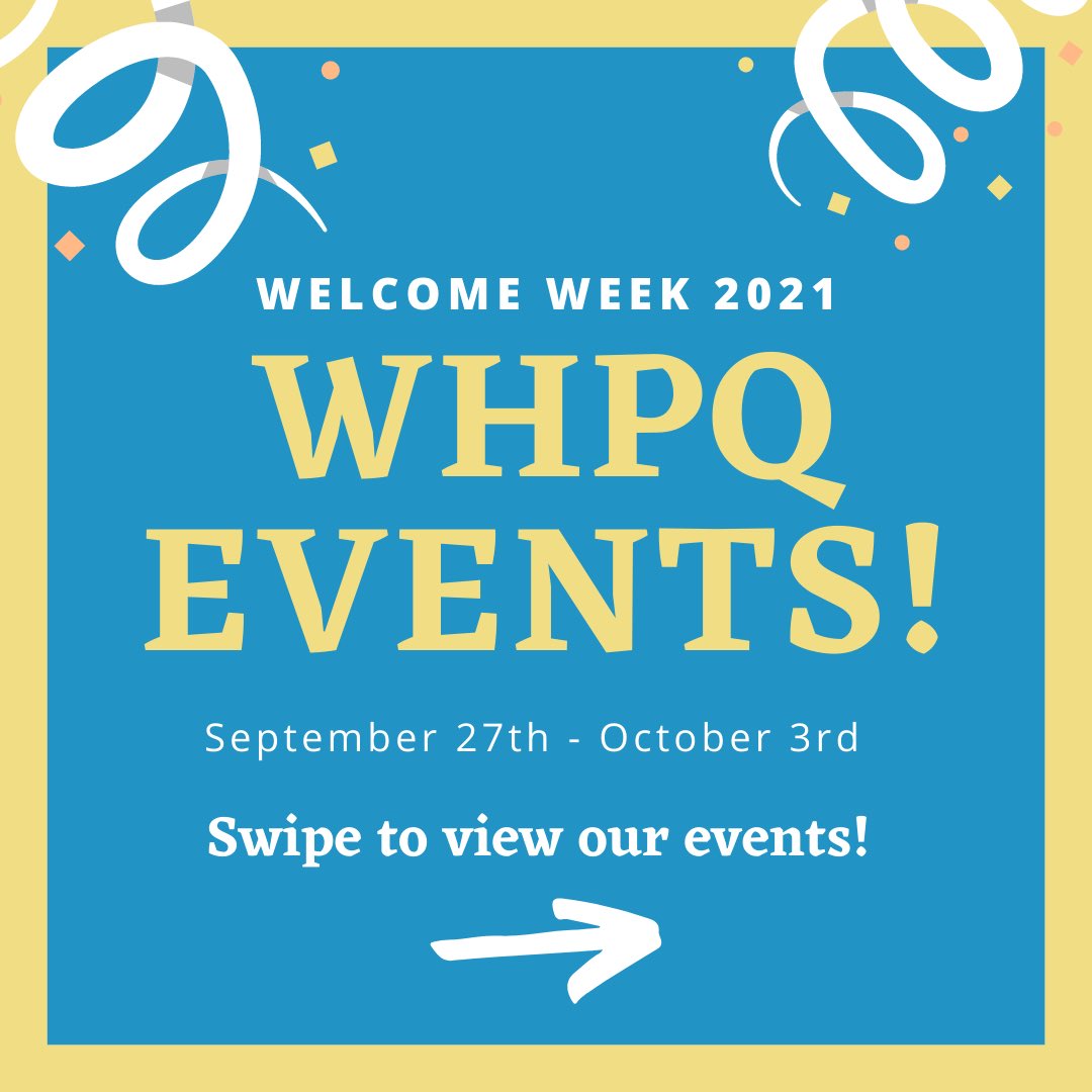 WarwickHP's tweet photo. Only 6 days till Welcome Week, so be sure to check out our WHPQ events! 🧙🏼 https://t.co/DY5ihWpjXN