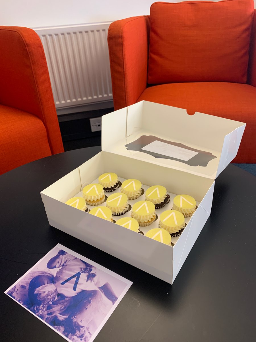 Surprise delivery of treats from our friends at <a href="/BrandAmbitionUK/">Brand-Ambition</a> today to celebrate their first birthday - the kettle was straight on! 

Thanks guys and happy birthday! 🍰

#tuesdaytreats