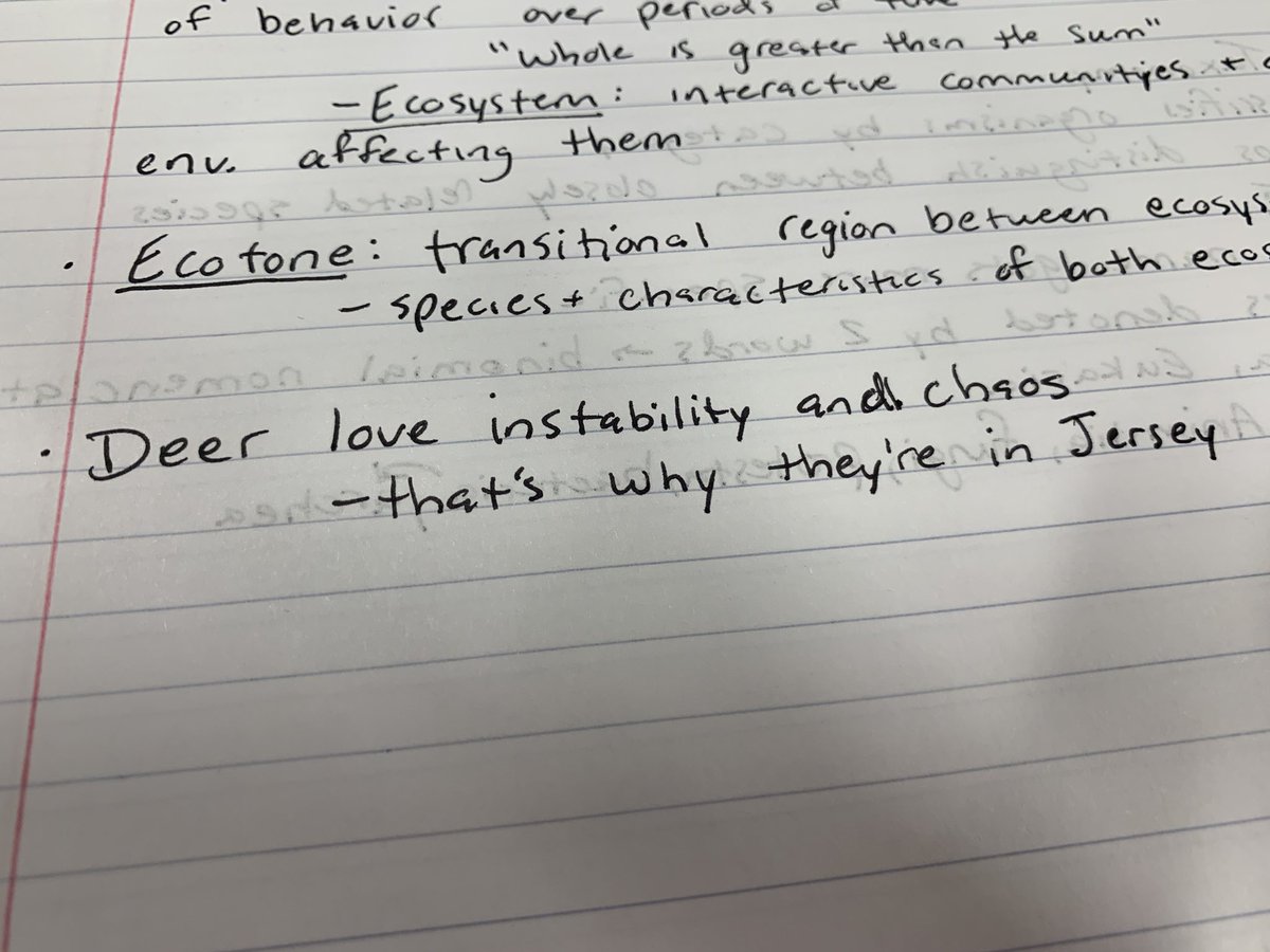 This is a real note I took in a real class in a real college