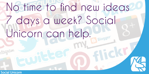 What do you do when you run out of inspiration for your Social Channels? What about automating things?
social-unicorn.com #socialmedia #automation
<a href="/BrettSVergara/">Brett S. Vergara</a>