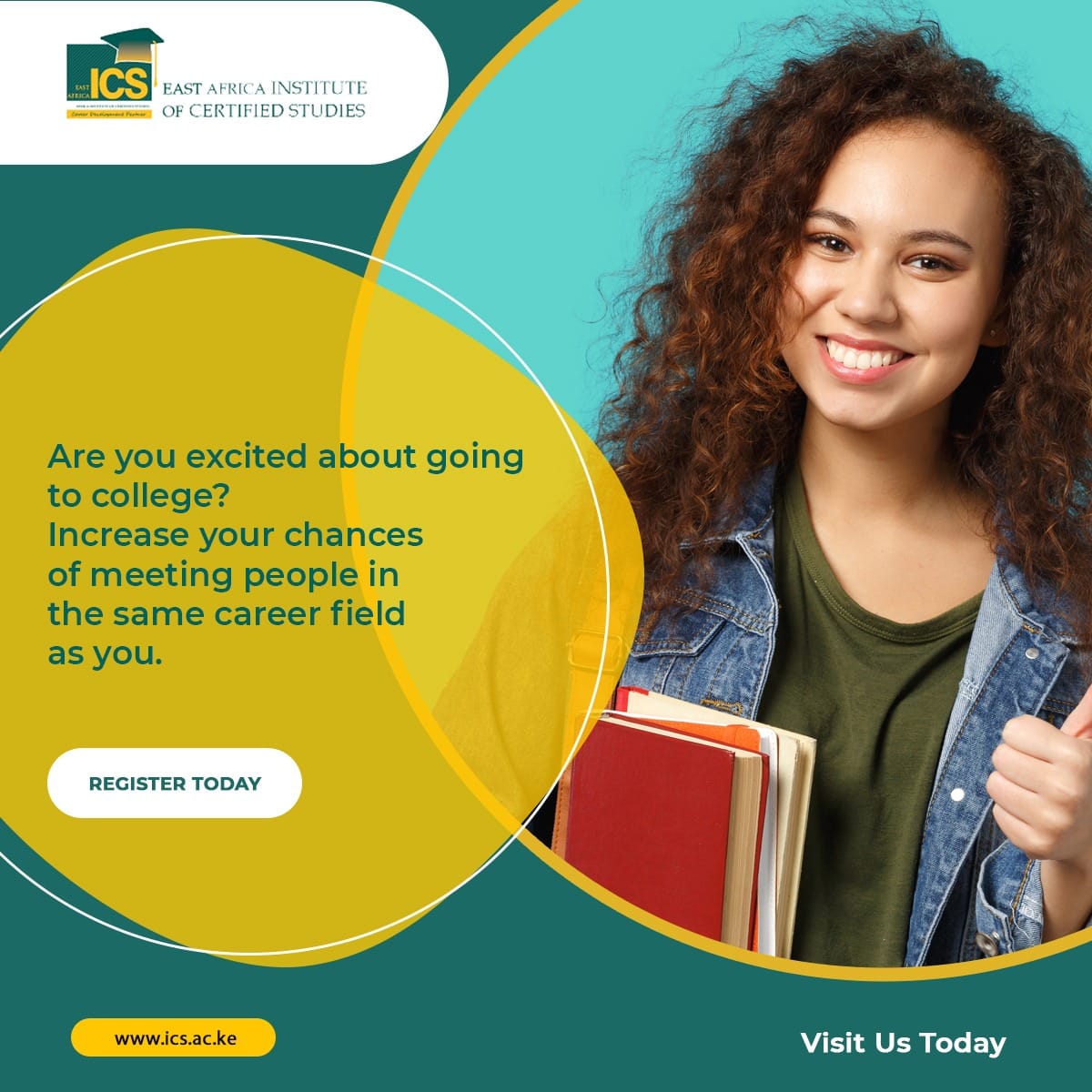 ICSCollege's tweet image. Welcome to ICS College, The Best College in Kenya.
Join us now for our ongoing October intake or any other future intake. We offer different courses in different faculties to suit your career dream.
Hurry now and grab this chance.
Contact us today
#state_house #ICSCollege