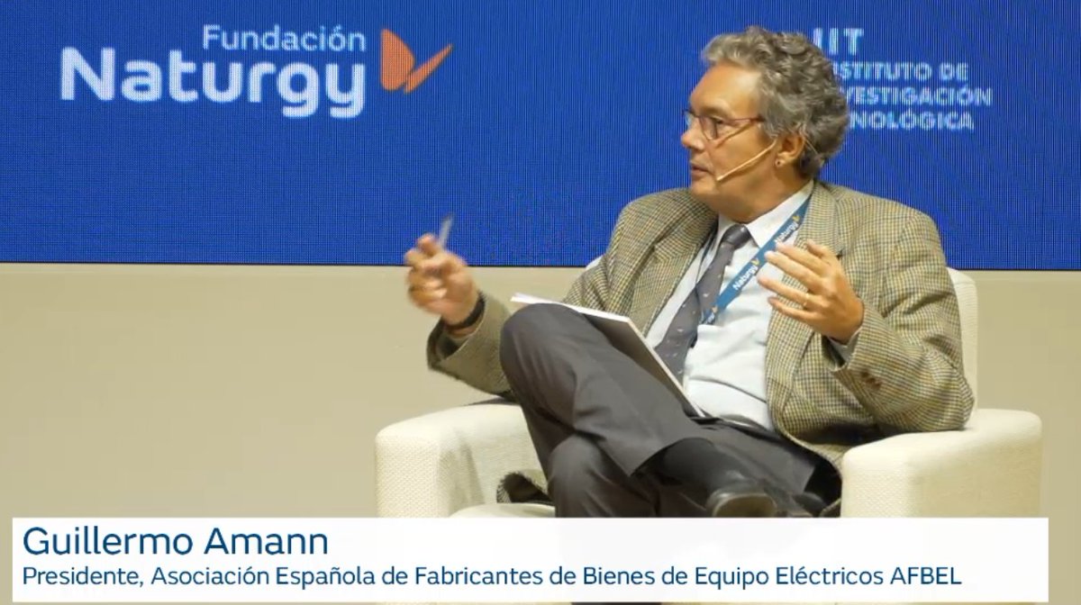 🗣️ Guillermo Amann, presidente <a href="/AsocAFBEL/">AFBEL</a>: "En España tenemos un sector de fabricantes potentes desde el punto de vista de las tecnologías desarrolladas y con capacidad productiva y de diseño para competir a nivel mundial". #SeminariosFNaturgy