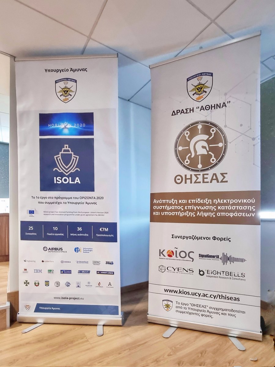 OEBcy's tweet image. Διήμερο Εργαστήριο του @DefenceCyprus για διερεύνηση δυνατοτήτων συνεργασίας με το Κυπριακό Οικοσύστημα Έρευνας &amp;amp; Καινοτομίας για Άμυνα και Ασφάλεια. 
Η ΟΕΒ σύμμαχος σε κάθε καινοτόμο αποστολή που αξιοποιεί την συνεργασία δημόσιου και ιδιωτικού τομέα.