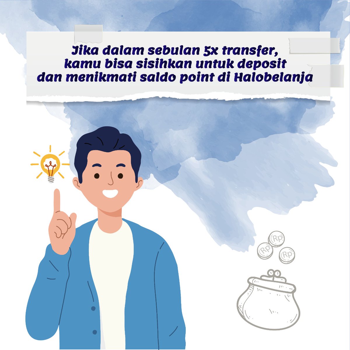 halobelanja_id's tweet photo. Halo teman belanja… pernah terpikirkan berapa biaya admin yang harus kamu keluarkan hanya untuk transfer? Di aplikasi Halobelanja kamu gak usah mikirin biaya admin karena BEBAS BIAYA!!! Yuk download aplikasi dan daftar sekarang juga. Tag 5 temenmu yang belum tau #halobelanja https://t.co/Zf5kCoFbSp