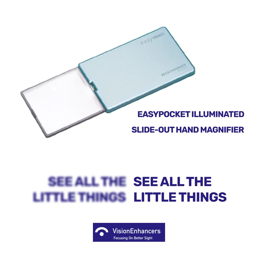 VisionEnhancers's tweet photo. That's a quite compact and portable magnifier.

#magnifyingglass #loupe #magnifier #handheld #visionaids #eyehealth #visionenhancers #lowvision #maculardegeneration #lowvisionaids #eyecare https://t.co/D3qYYJDS5v