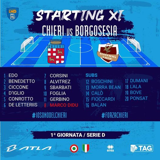 ThetaChieri's tweet image. Prestazione in crescendo degli azzurri💪💪Ponsat entra nella ripresa e la sblocca 🔝🔝 Raddoppio stellare di Alvitrez e sigillo di D'Iglio 👏👏👏👏
Avanti così ragazzi 💯 #SerieD

➡️tinyurl.com/24z7a355

@LegaDilettanti
 
#iosonodelchieri #forzachieri #casachieri