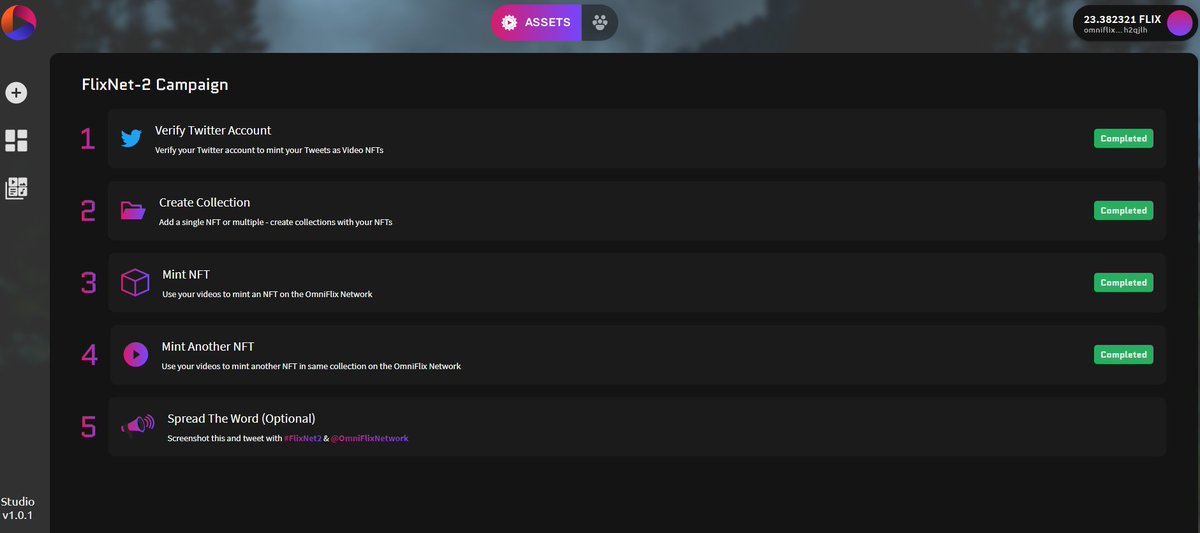 Mikhail00847153's tweet image. I&apos;ve tried out Omniflix Studio and i am trully impressed with it&apos;s performance -it is so easy to mint own NFTs !
#FlixNet2 
@OmniFlixNetwork