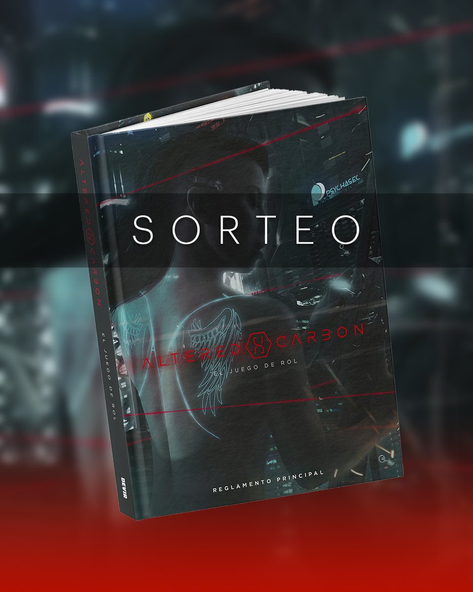 Queremos celebrar contigo la inminente llegada de Altered Carbon a tiendas con un sorteo 🥳

Para participar:
✅ Síguenos
 ♥️ Al tweet
✅ RT
✅ Contestar: ¿Qué estarías dispuesto a pagar por vivir eternamente?

Termina: 30/09 
Ganador/a: 01/10
Válido para territorio nacional