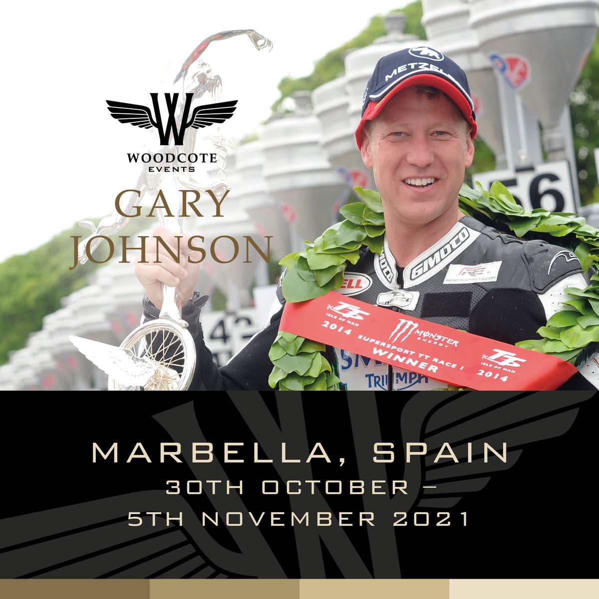 Woodcote Events (@woodcoteevents) on Twitter photo A firm favourite with racing fans, and with countless stories to tell, <a href="/Gary_Johnson69/">Gary Johnson</a> is joining the team of professional riders for our luxury motorcycle tour this October.
Find out more: bit.ly/Marbellaevent2 A firm favourite with racing fans, and with countless stories to tell, <a href="/Gary_Johnson69/">Gary Johnson</a> is joining the team of professional riders for our luxury motorcycle tour this October.
Find out more: bit.ly/Marbellaevent2