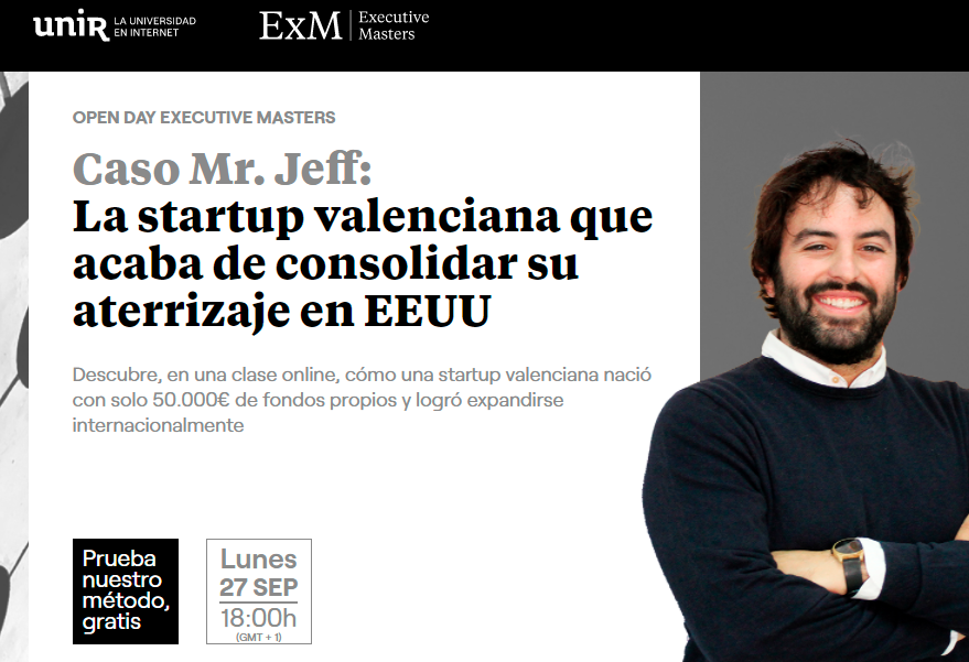 Draper B1 (@draperb1_vc) on Twitter photo Eventazo!
Sesión online con Eloi Gómez, CEO de <a href="/Jeff_App/">Jeff</a> organizada por <a href="/UNIRuniversidad/">Universidad Internacional de La Rioja (UNIR)</a> vía <a href="/smocc694/">Salvatore Moccia</a>
Grandes historias de startup muy inspiradoras!
#startup #investment #venturecapital #DraperB1
executive-masters.com/master-executi… Eventazo!
Sesión online con Eloi Gómez, CEO de <a href="/Jeff_App/">Jeff</a> organizada por <a href="/UNIRuniversidad/">Universidad Internacional de La Rioja (UNIR)</a> vía <a href="/smocc694/">Salvatore Moccia</a>
Grandes historias de startup muy inspiradoras!
#startup #investment #venturecapital #DraperB1
executive-masters.com/master-executi…
