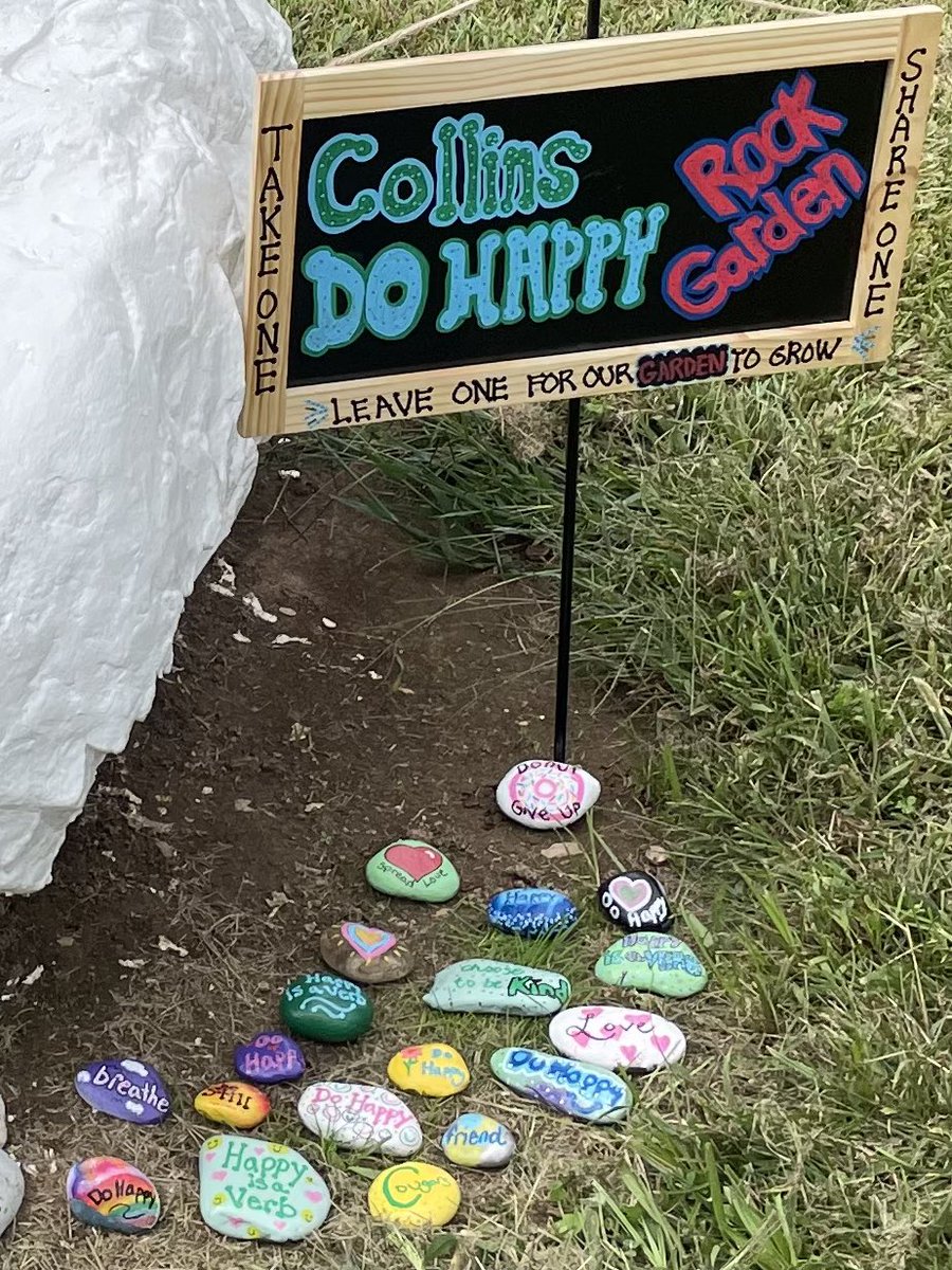 collinsprincip1's tweet photo. How will you Do Happy today? Our students will be painting rocks for our new kindness garden. Can’t wait to watch it grow throughout the week! #dohappy #powerofcollins https://t.co/rAiFzBKOBE