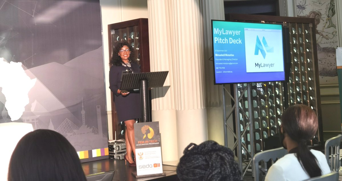mlabsa's tweet photo. FEM-IN TECH~4[ Acceleration programme by @Seda_dsbd and department of small business development #DamoDay
#SAIS2021 #ASAIF2021 #mLabTurning10 #WomeninBusiness https://t.co/Z8MfepLxVM