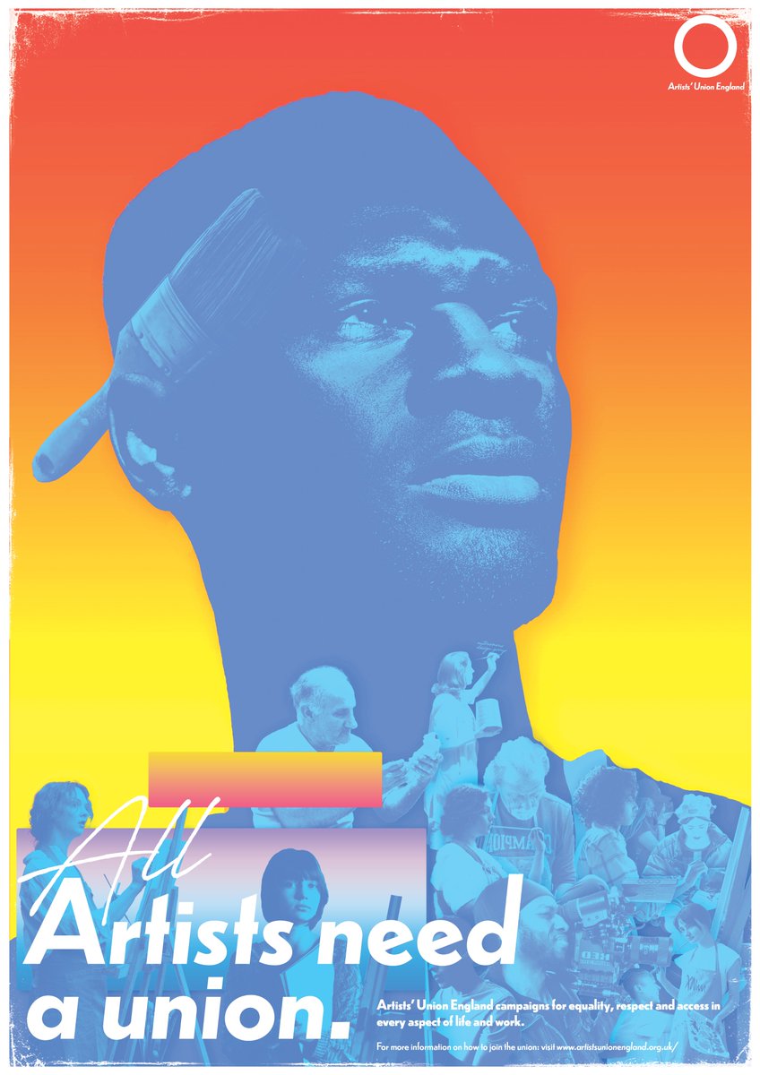 Thanks to Charlotte Warne Thomas for her valuable research with @Autonomy_UK. As part of her research Autonomy commissioned Autonomous Design Group to produce this new poster for Artists Union England. #autonomythinktank