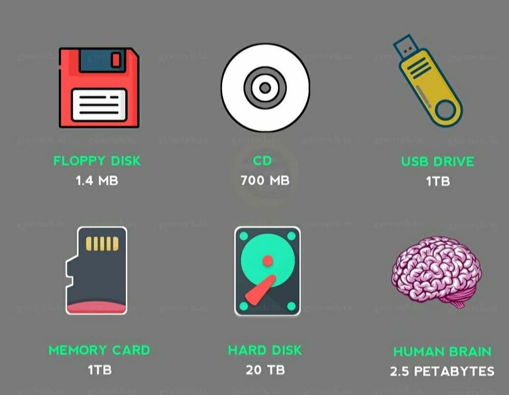 Data storing device and capacity