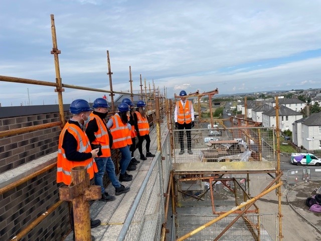 ashleighscot's tweet image. Was great to have @AyrshireColl Construction Management students on-site last week at our affordable housing development at Waggon Road in Ayr. This gave the students an insight into how a construction site is operated #onsitelearning #partnershipengagement