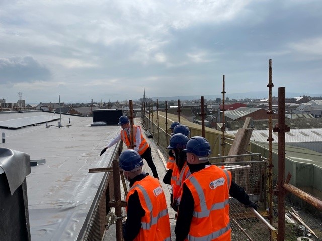 ashleighscot's tweet image. Was great to have @AyrshireColl Construction Management students on-site last week at our affordable housing development at Waggon Road in Ayr. This gave the students an insight into how a construction site is operated #onsitelearning #partnershipengagement