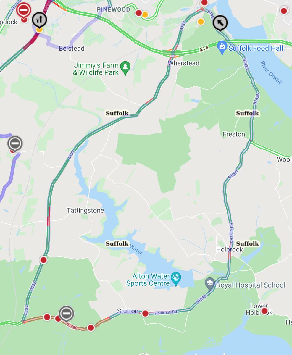 Suff_highways's tweet photo. B1080 Stutton Road, #Brantham and part of Manningtree Road, #Stutton will be closed on 22 September 2021 between 9.30am and 3.30pm, for road repairs.
Please follow the diversion
B1080, B1456, A137 and vice versa. #Suffolk https://t.co/QsmZ6XyoFO