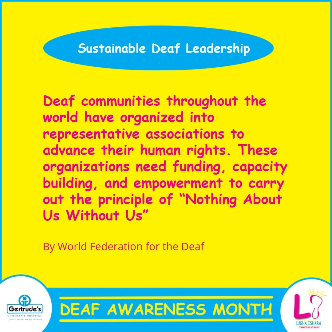 <a href="/WFDeaf_org/">World Federation of the Deaf</a> <a href="/ATInnovateNow/">Innovate Now</a> <a href="/GDIHub/">Global Disability Innovation Hub 💜</a>  <a href="/citizentv/">Citizen Tv</a> <a href="/WaihigaMwaura/">Waihiga Mwaura</a> #IWFD #weexist #iamasignlanguagechamp #Lughaishara