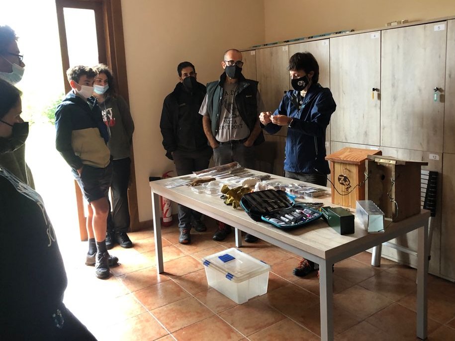 ProjecteLiro's tweet image. 1⃣ Aprofitant les instal·lacions de l&apos;Estació Biològica de #Fontmartina, el dissabte es va fer la part més teòrica on es va parlar de la biologia i ecologia del #liró gris, les tècniques i materials emprats pel seu estudi i com participar en el seu seguiment dins el #ProjecteLiró