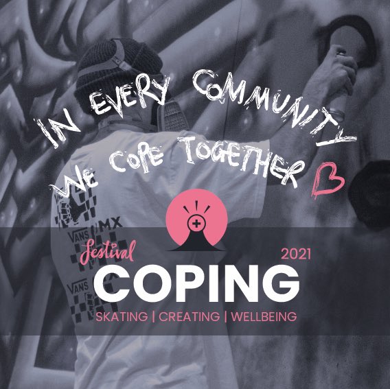 SATURDAY! 1 day mental health awareness fest centred round #skateboarding, #music and #art! £1K prize purse for skate comp! Live art, music from @mrscruff1 & much more! Fundraising for @42ndStreetmcr @theCALMzone @Benraemers_fndn Tix: bit.ly/gas-coping