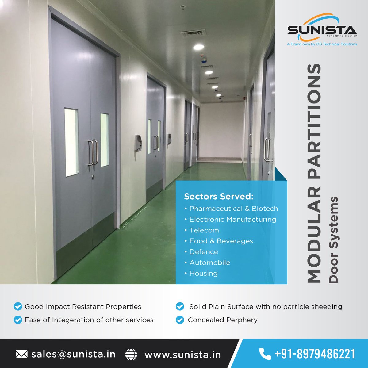 Sunista introduce modular wall partition &amp; modular partition to compliment your aesthetics with its sleek design and smooth functionality.
#Sunista #SunistaIndia #modularpartition

Visit the Website: sunista.in
Email - sales@sunista.in
Contact Number +91-9896171818