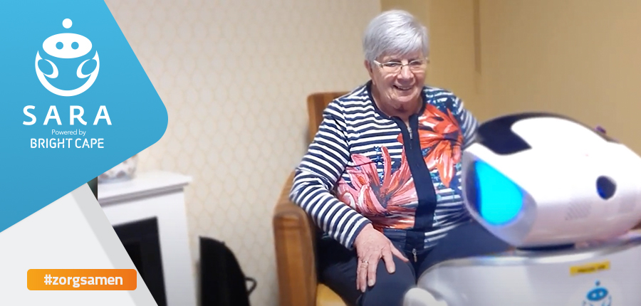 Vandaag staan we stil bij #WereldAlzheimerDag. Met de inzet van SARA proberen wij samen met zorgprofessionals het leven van mensen met #dementie makkelijker te maken en een lach op hun gezicht te toveren. #WAD  #wereldalzheimerdag2021