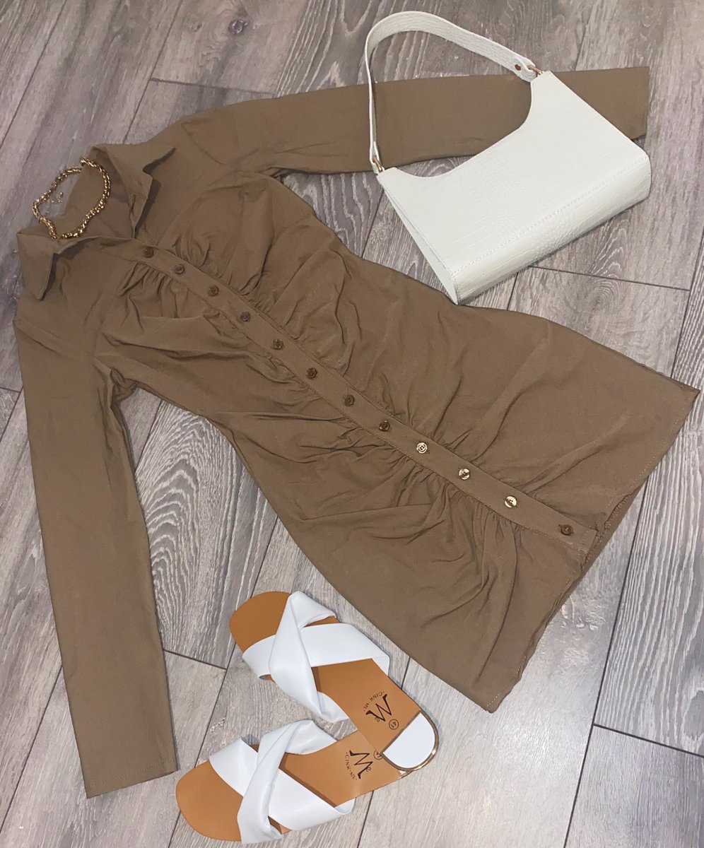 7CollectionUK's tweet image. Start of the A/W pieces… Ruched Shirt Dress😍 Shop Now at thesevencollection.co.uk / Buy Now - Pay Later with @Clearpay_UK 💸