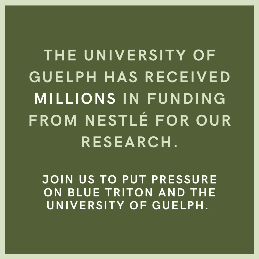 CJ_Guelph's tweet photo. UOFG STUDENTS - join us this Friday at 9:30am at the Gryphon Statue (corner of Gordon Street and Stone Road) at 9:30AM to march to Nestle/Blue Triton.
Please RSVP using the link in our bio, where you are able to indicate accessibility needs for this event.
SPREAD THE WORD! https://t.co/ledRNSmeib